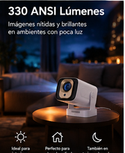 330 ANSI lúmenes para interiores con poca luz