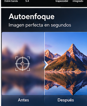 Enfoque automático del proyector